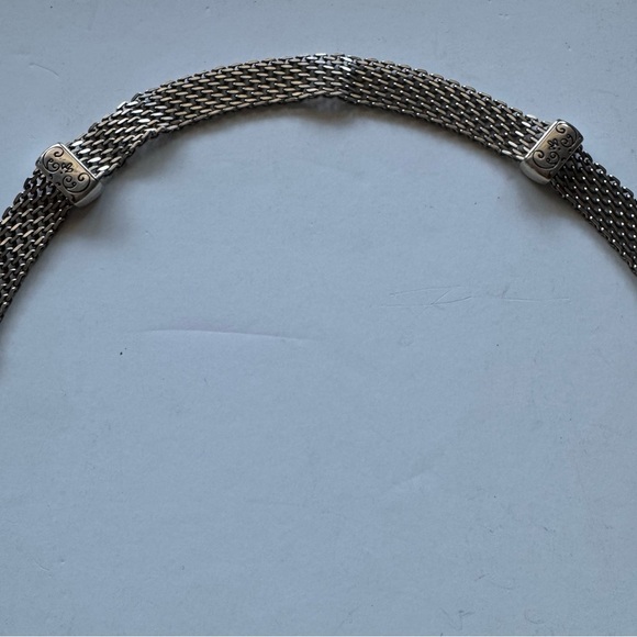 Brighton Leather Metal Links Reversible Black Red Belt B40003 size Medium - Picture 7 of 7